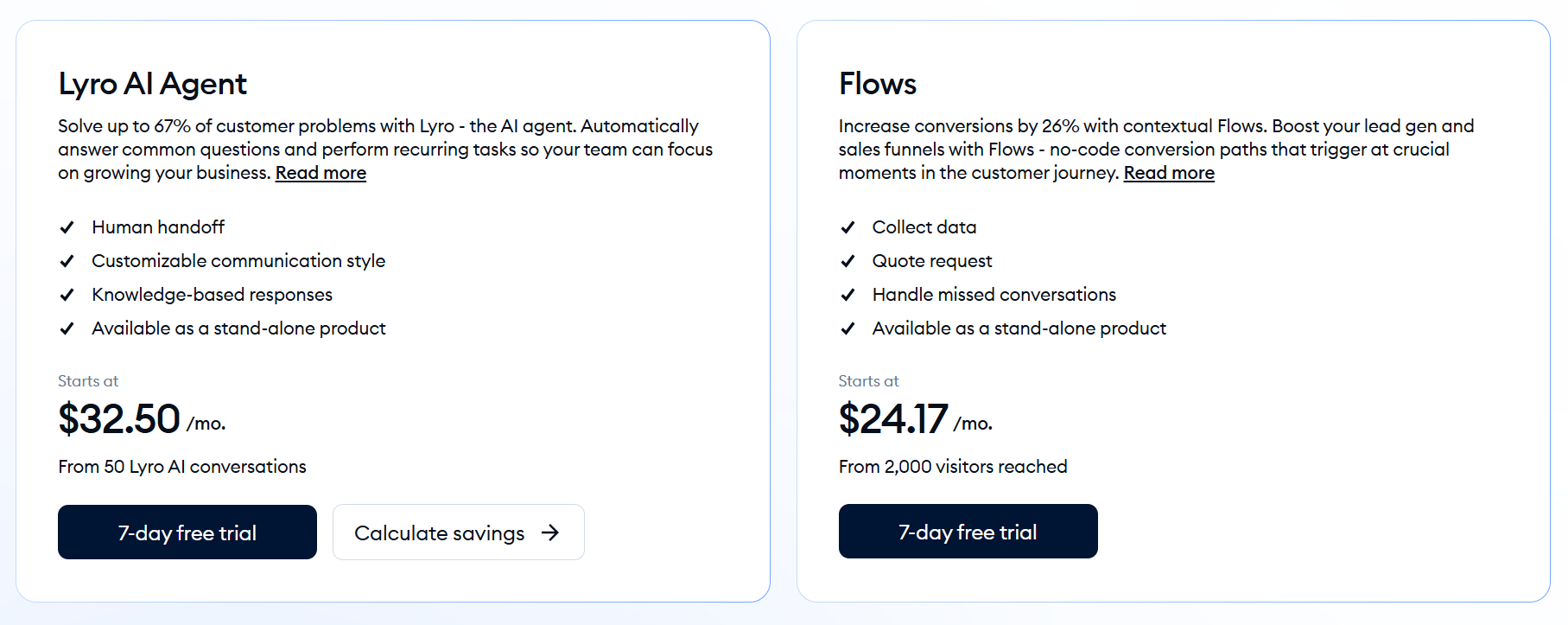 tidio pricing