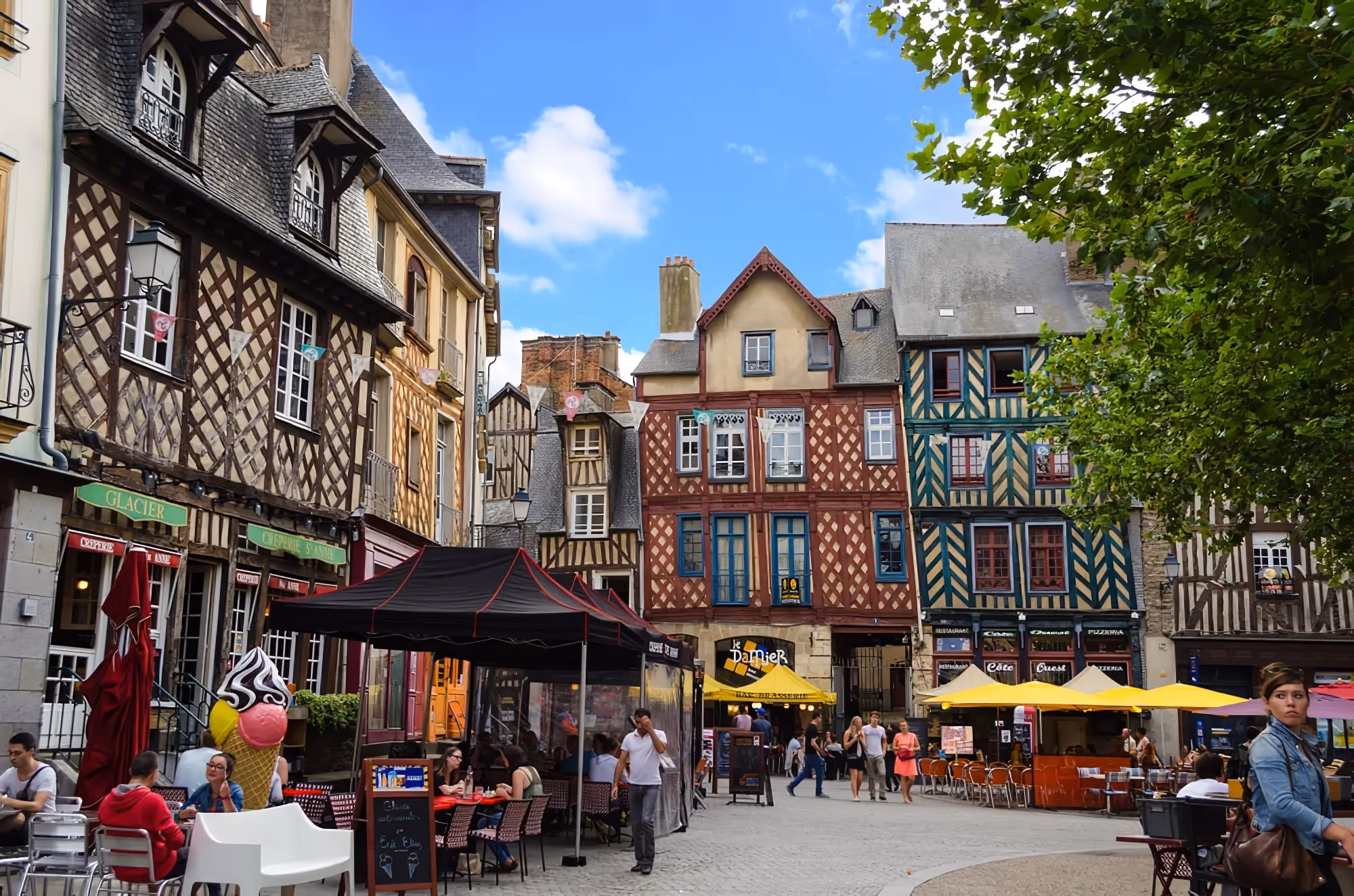 Quartier de la ville de Rennes ayant bénéficié d'un audit énergétique