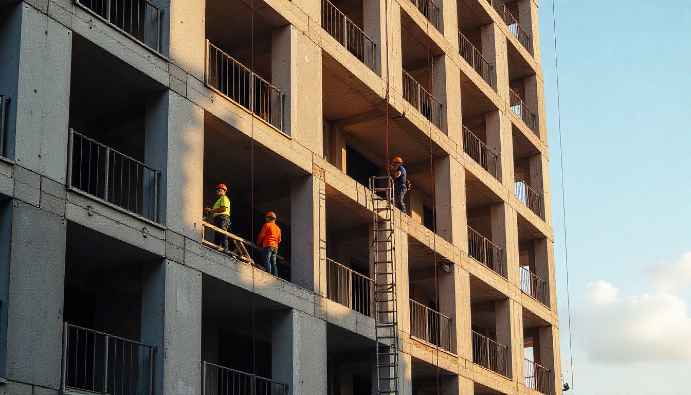 Photo des travaux de copropriété déductiblers des impots à Rennes
