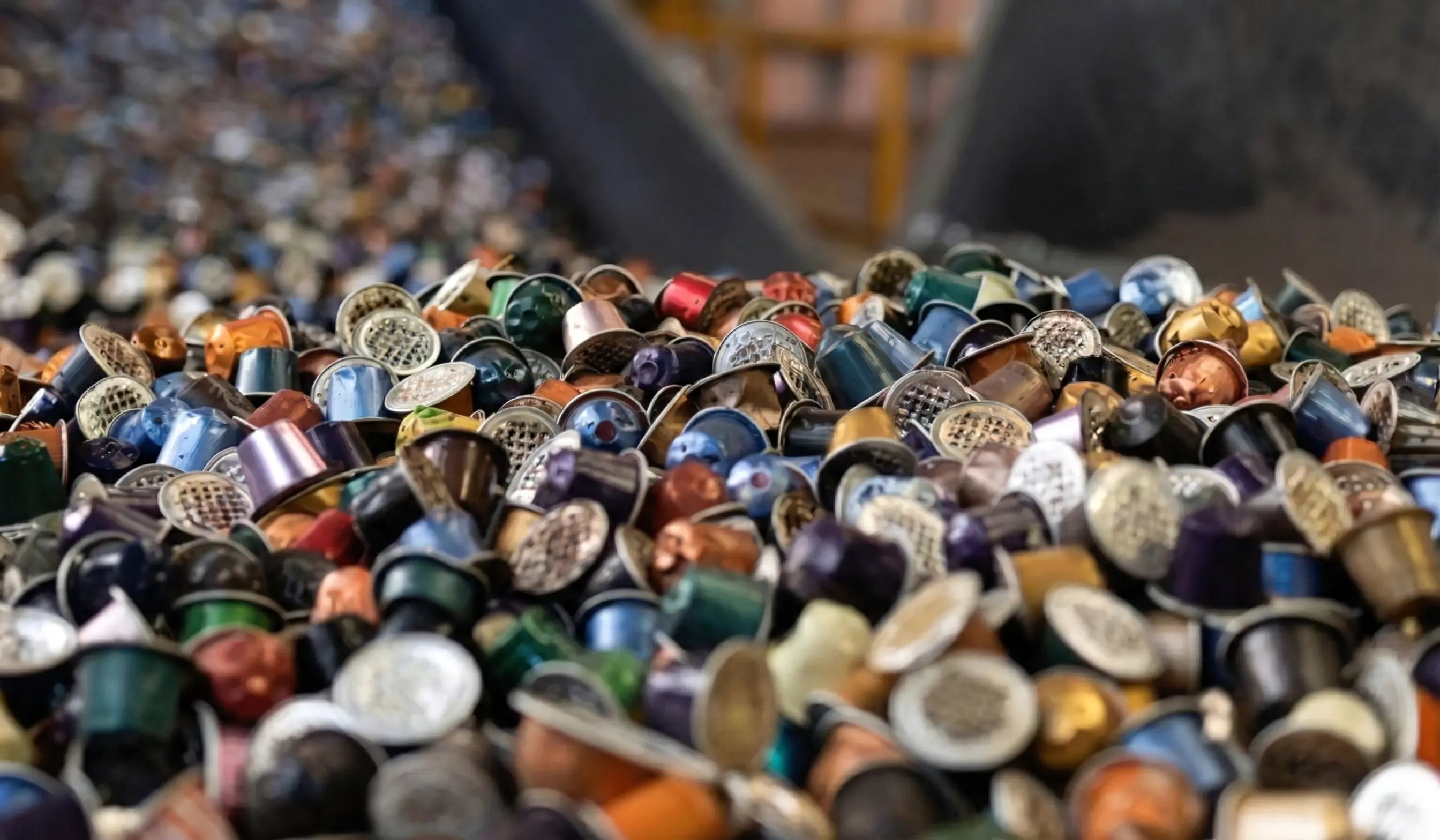 Recycling van koffiecapsules