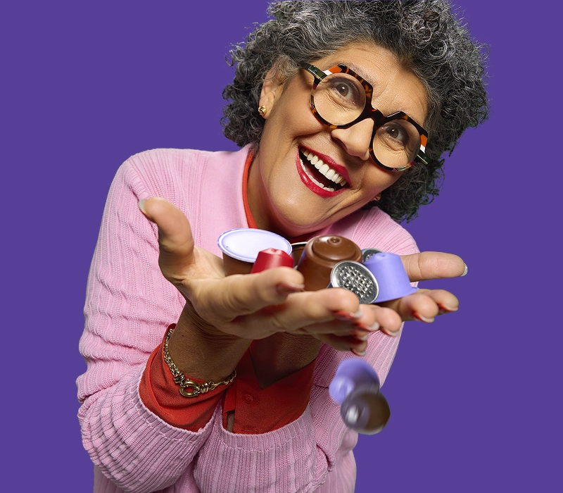 Verpact campagne: gooi koffie capsules bij het PMD afval