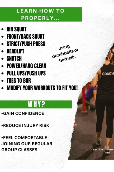 Intro to Prescribed Fitness Class Series