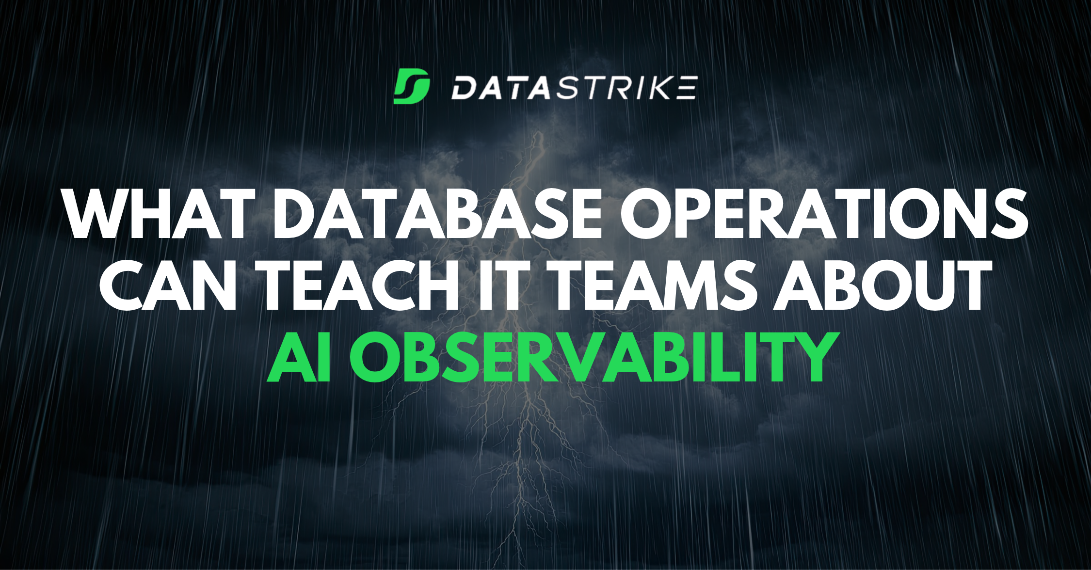 AI Observability Lessons From the Database