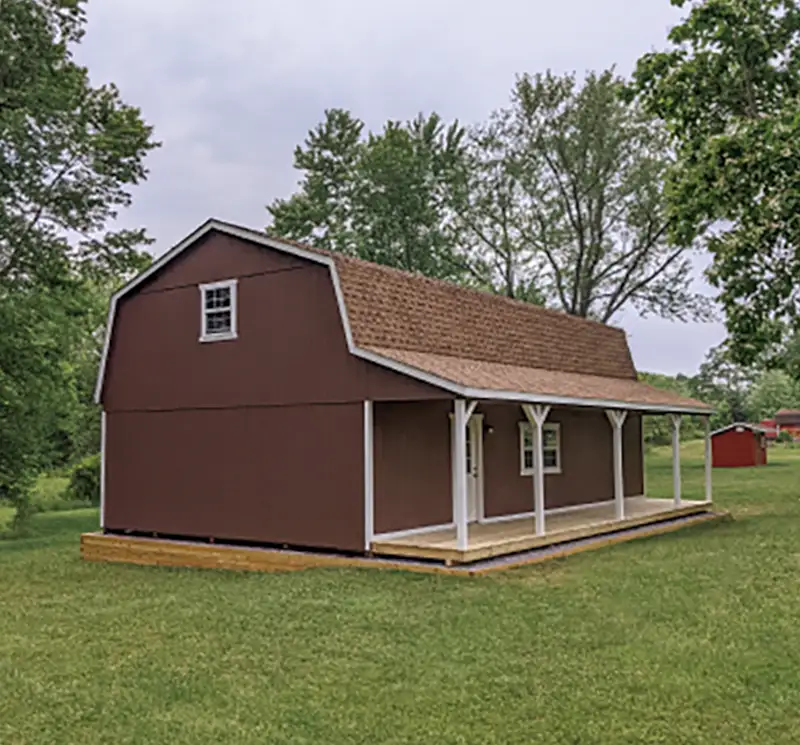 cabin with porch