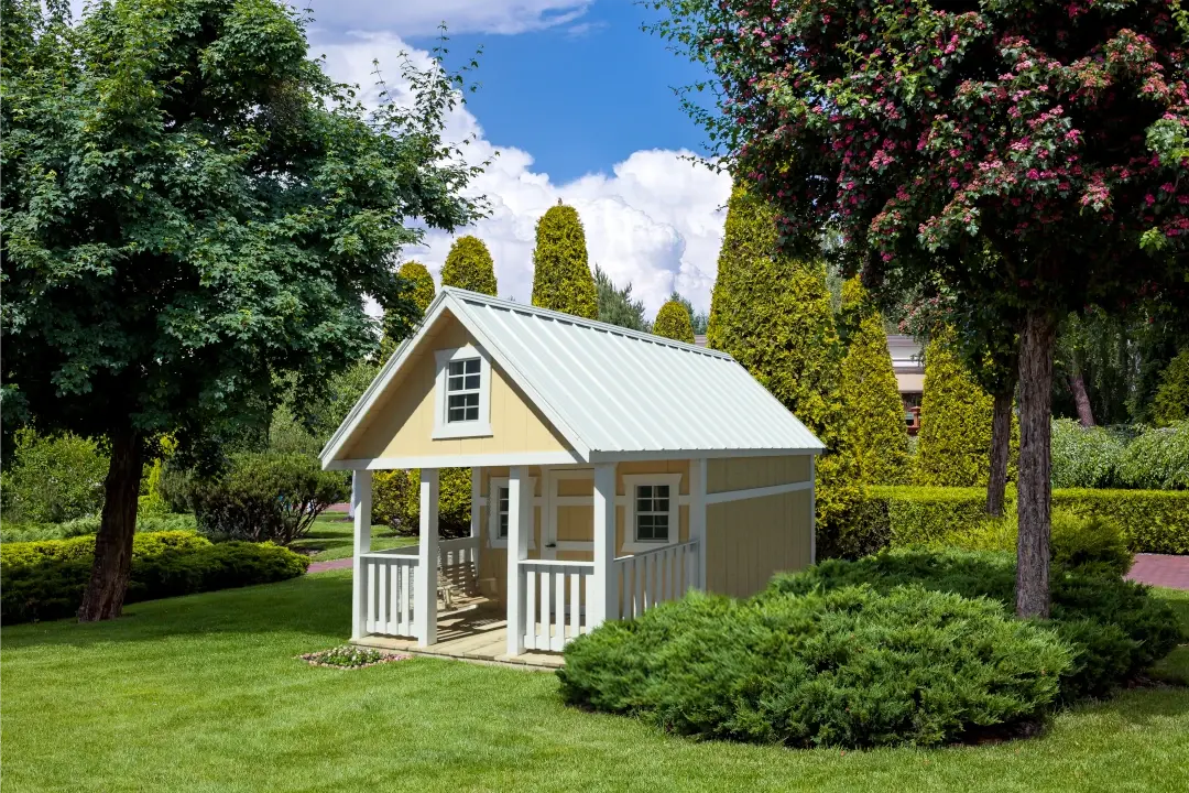 the raleigh shed in yard