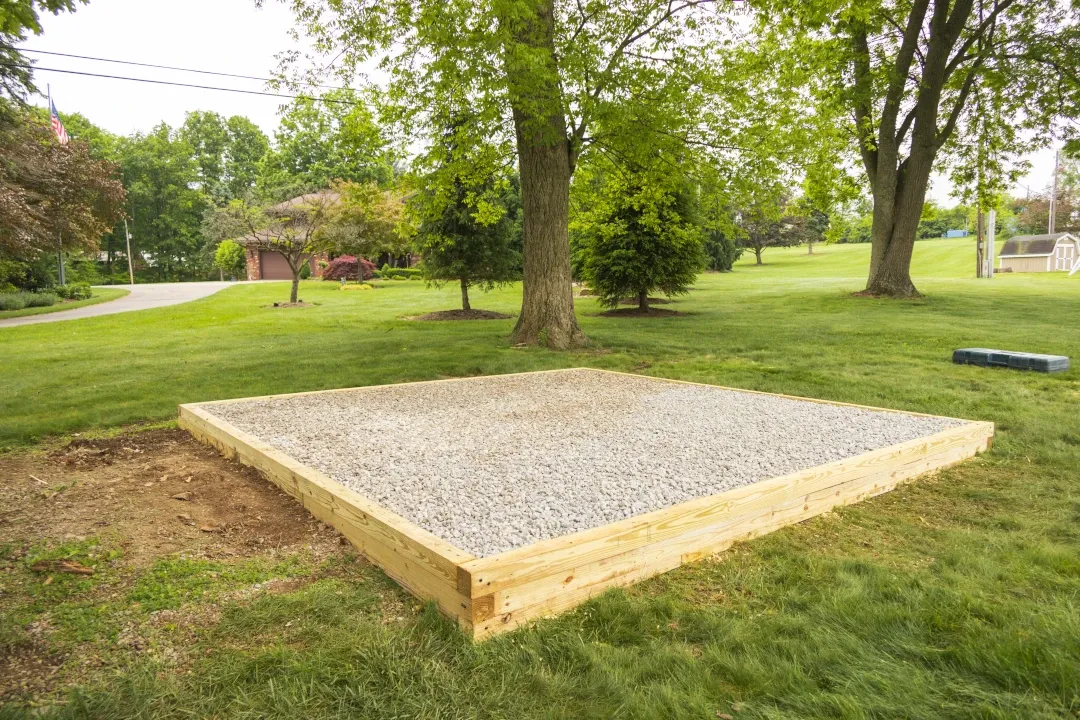nuhaus shed site prepped