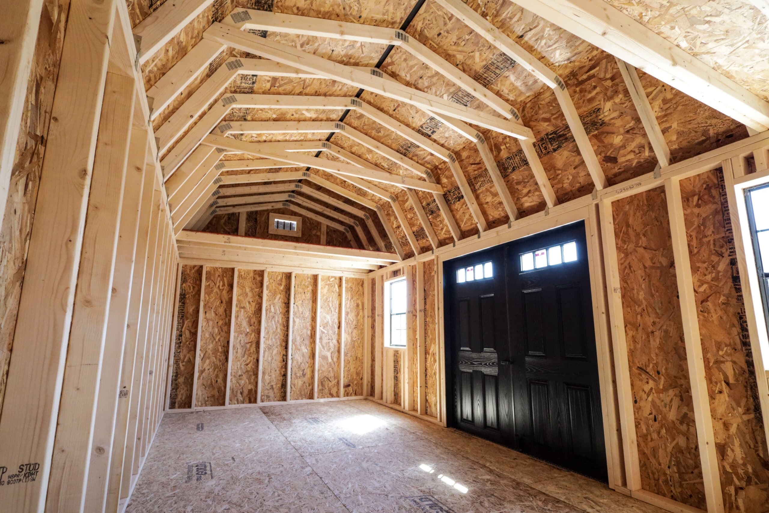 Interior view of the Richmond shed