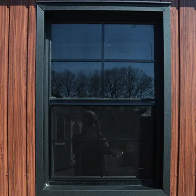 24x36" black windows