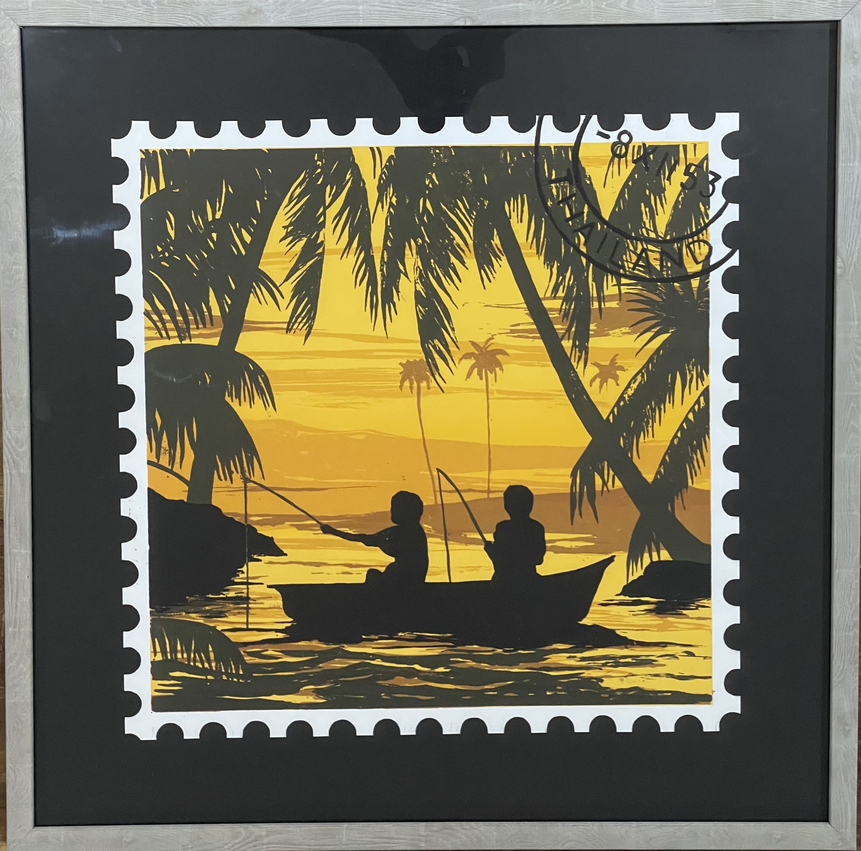 "Niños pescando"