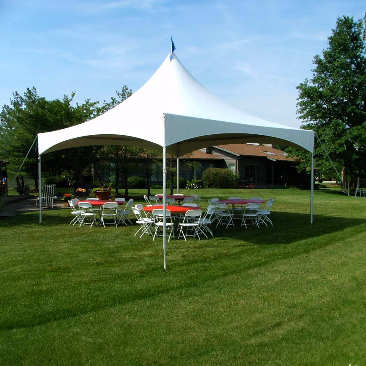 20' x 20' High Peak Frame Tent