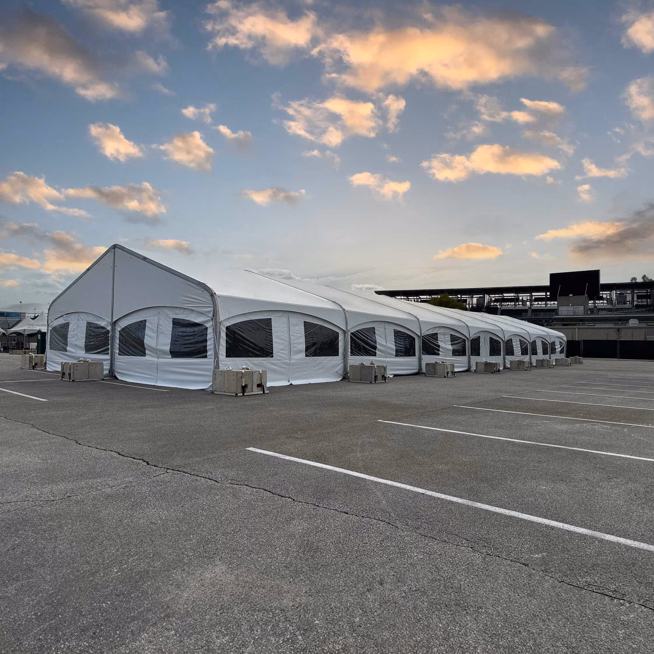 40' Wide Clear Span Tent