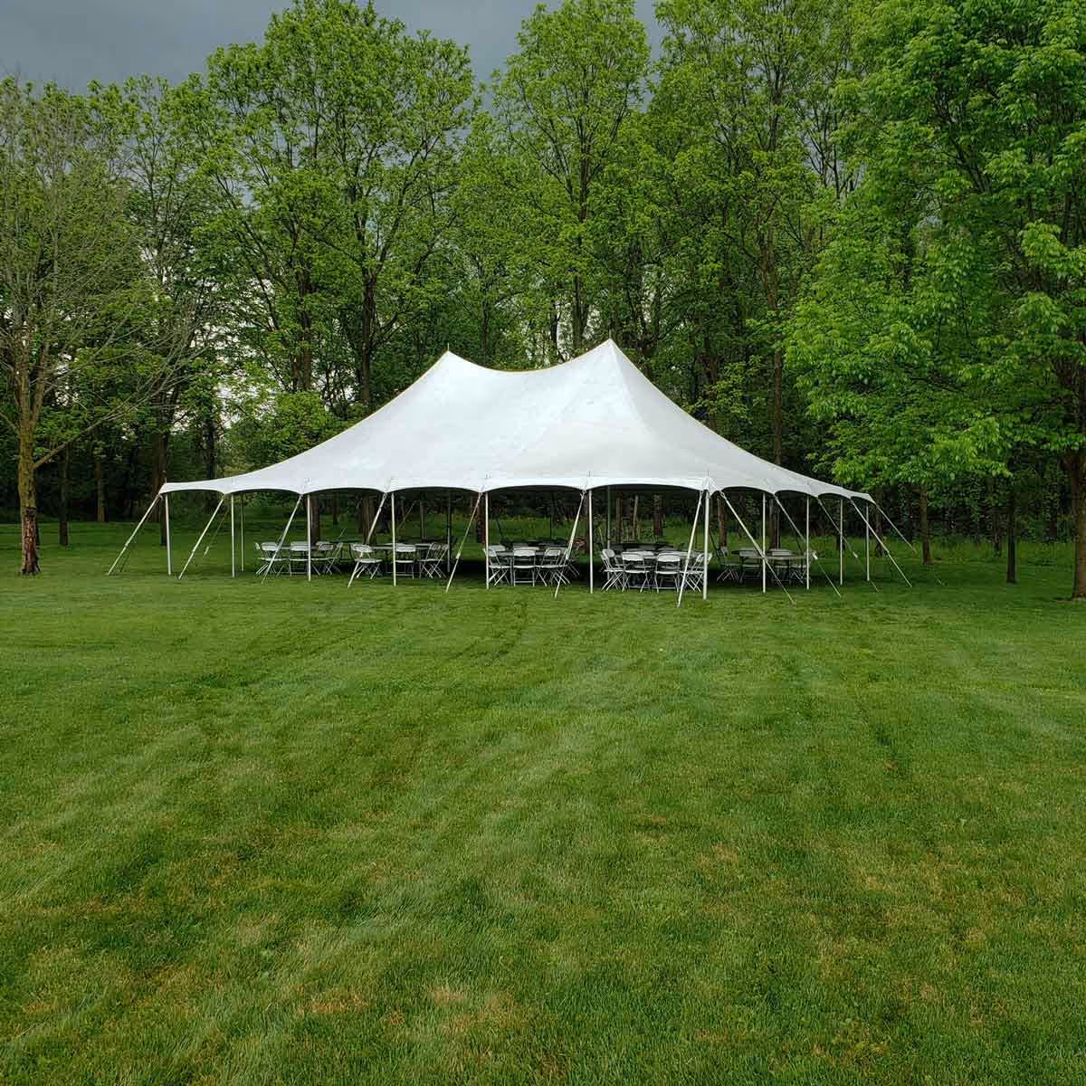 40' Wide High Peak Pole Tent