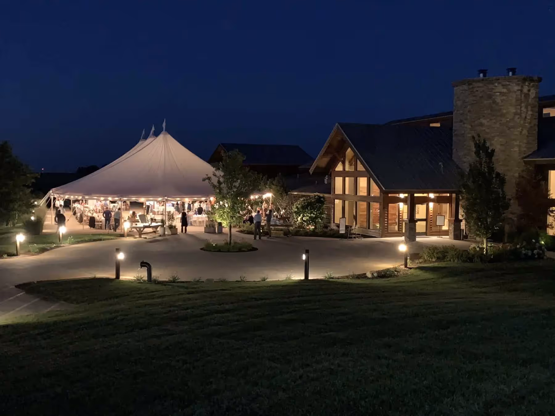 57' High Peak Sailcloth Tent