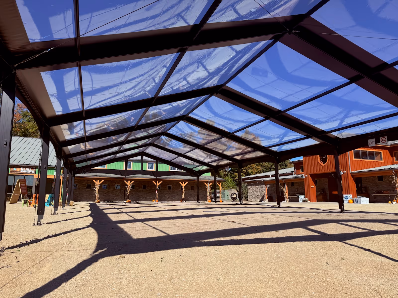 50" Wide Black Frame Structure Tent