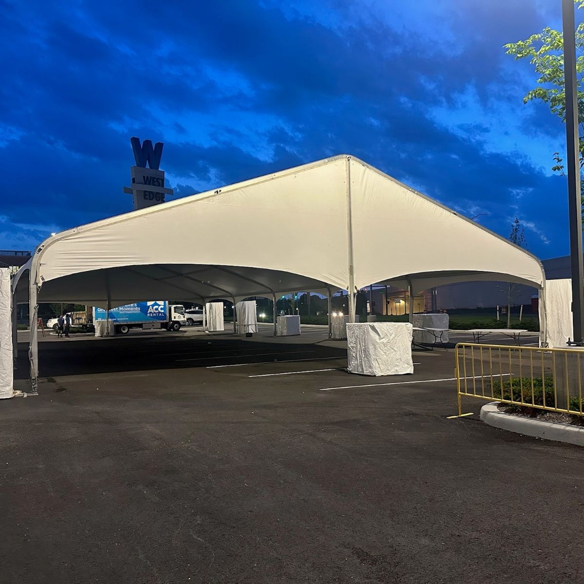 50' Wide Clear Span Tent