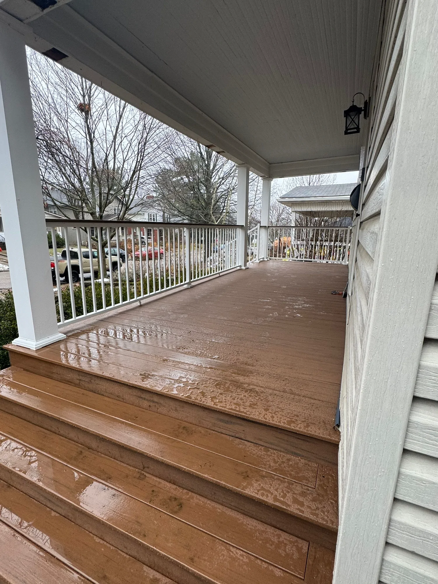 A custom patio space in Columbus, OH.