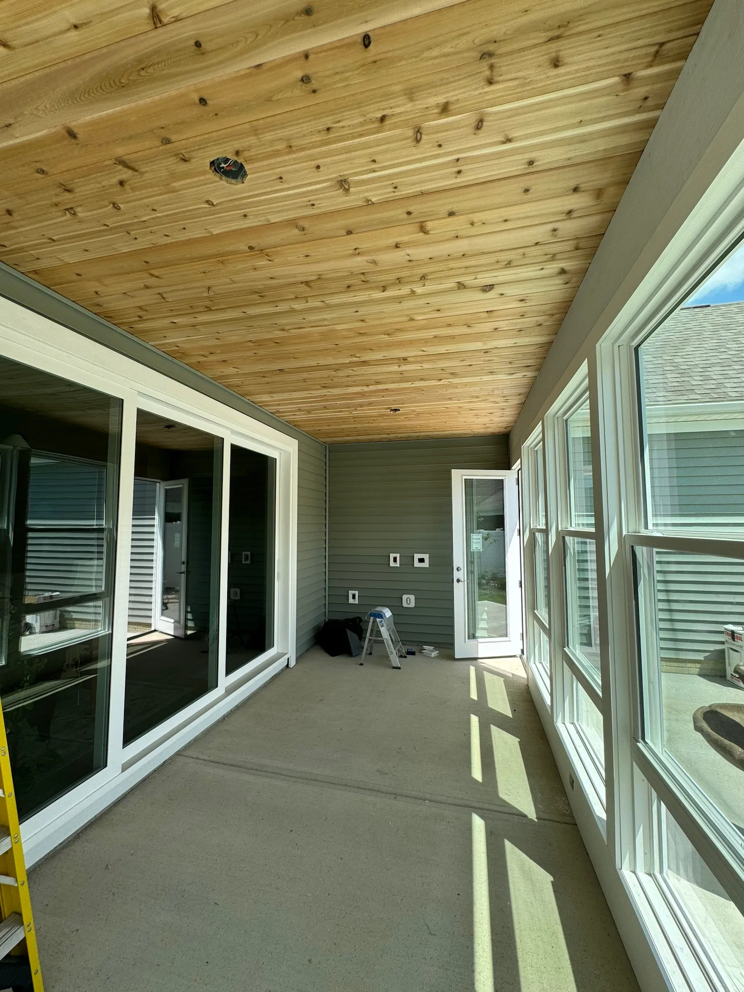 One of The Exterior Living Company's recently renovated three-season sunrooms.
