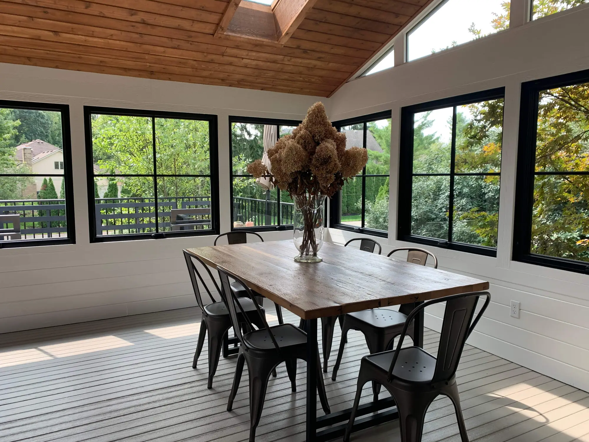 4-Season Sunroom and Deck - Photo