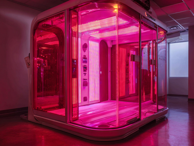 What Is Planet Fitness Red Light Therapy and How Does It Work?
Planet Fitness’s Total Body Enhancement machine brings clinical-grade red light therapy (photobiomodulation) to everyday gym-goers. Using 630–850 nm red and near-infrared wavelengths, the booth stimulates mitochondria to increase cellular energy, reduce inflammation, and boost collagen production. Combined with whole-body vibration, it supports both muscle recovery and skin rejuvenation. What Benefits Can You Expect? Faster post-workout recovery and reduced soreness. Improved circulation and energy levels Anti-aging effects through collagen stimulation Reduced joint stiffness and inflammation. Accessible, affordable therapy included in Black Card membership What Are the Alternatives?
While Planet Fitness democratizes light therapy, personal LED masks and panels offer: Targeted treatments (face, joints, or injury sites) Full customization of wavelength and intensity Privacy and convenience at home Long-term cost-effectiveness compared to memberships Red light therapy is generally safe, but users should follow safety guidelines (eye protection, proper dosage, and consistent use).