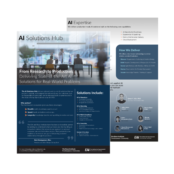AI Solutions Hub 2-pager preview