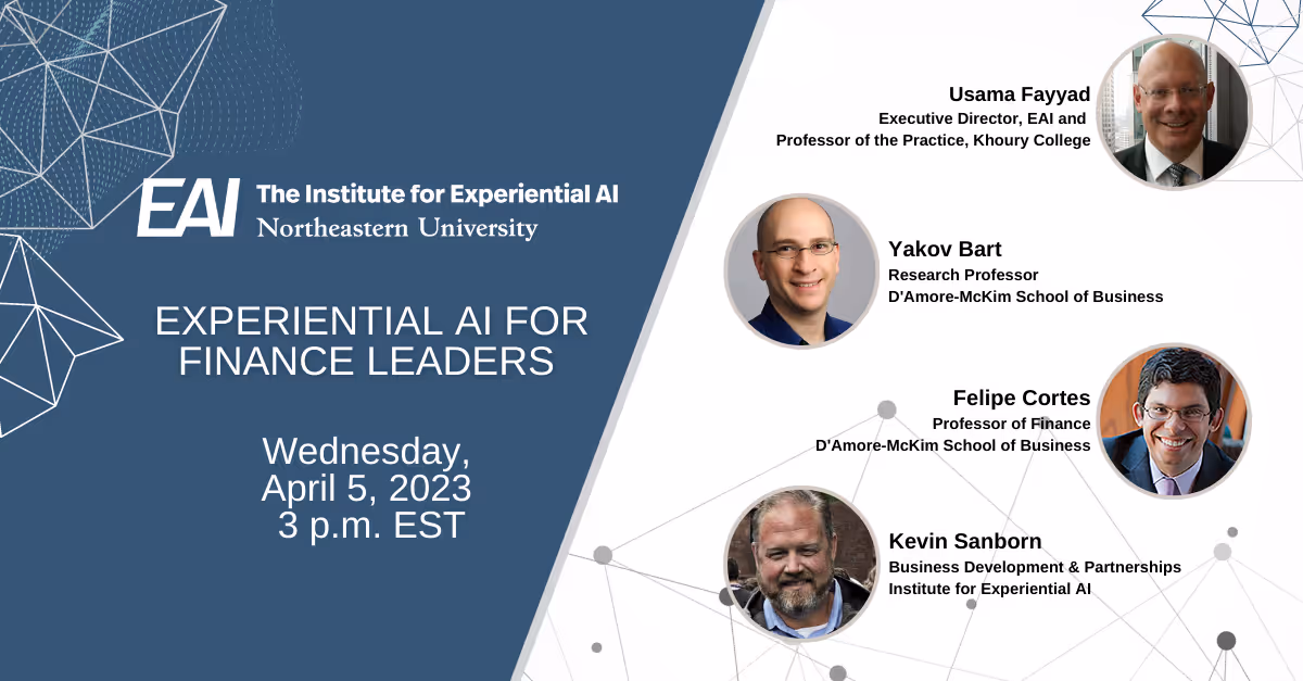Experiential AI for Finance Leaders Webinar: Insights from Experts
