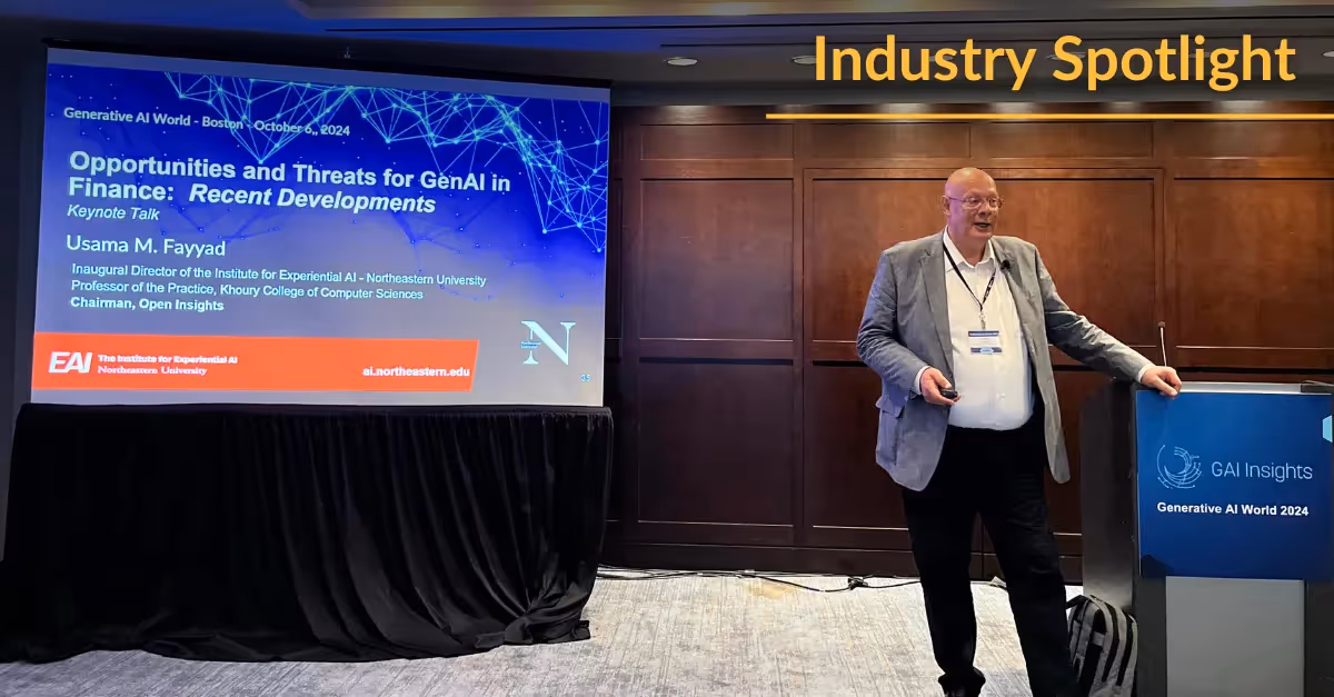 Usama Fayyad Gives Advice for Navigating the AI Revolution in Finance