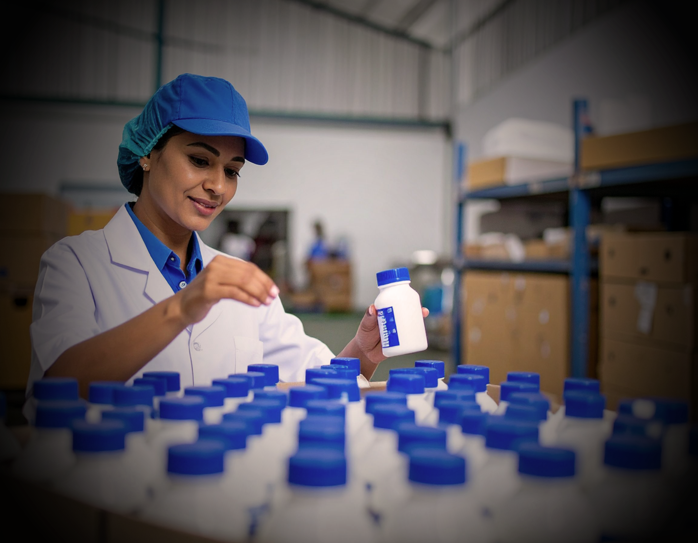 Nutraceuticals and health supplements hand labelling