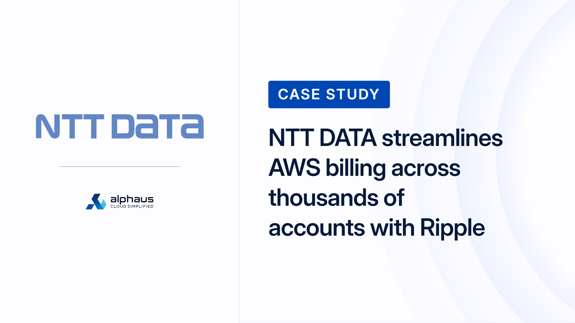 NTT DATA case study