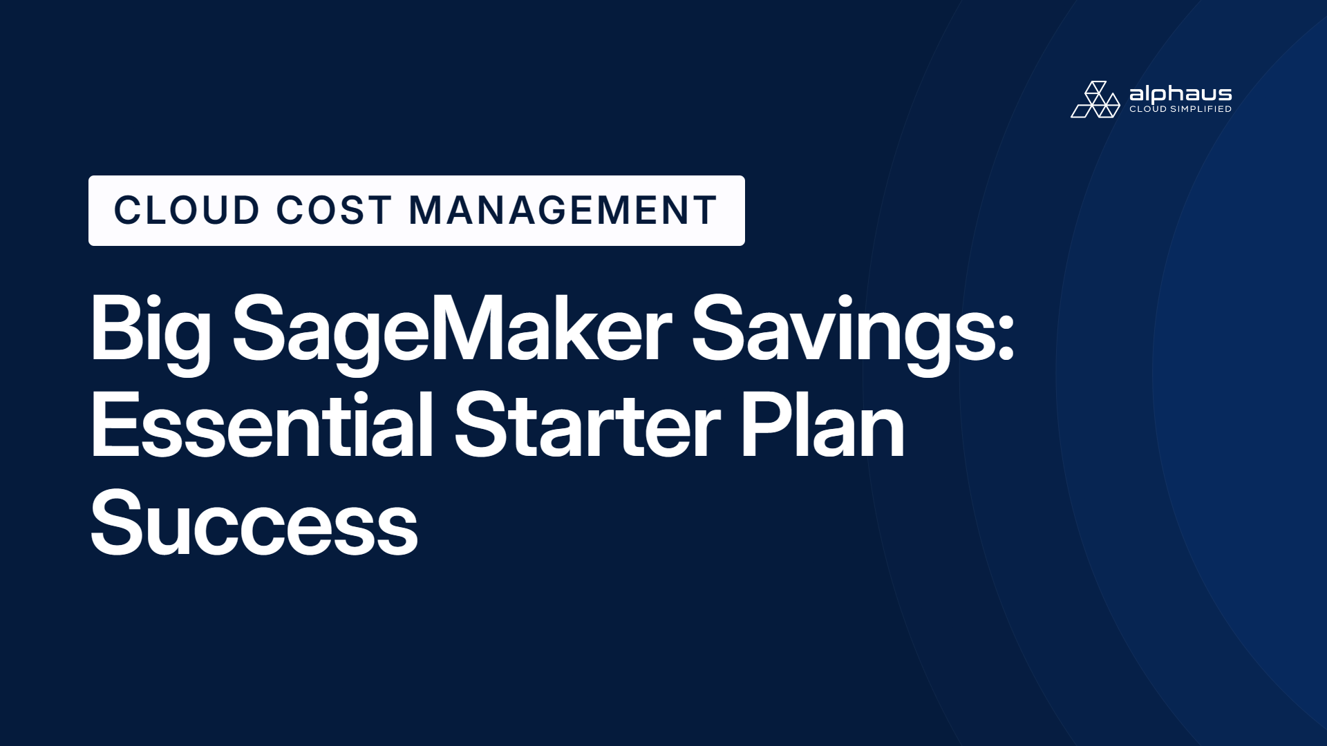 Big SageMaker Savings: Essential Starter Plan Success