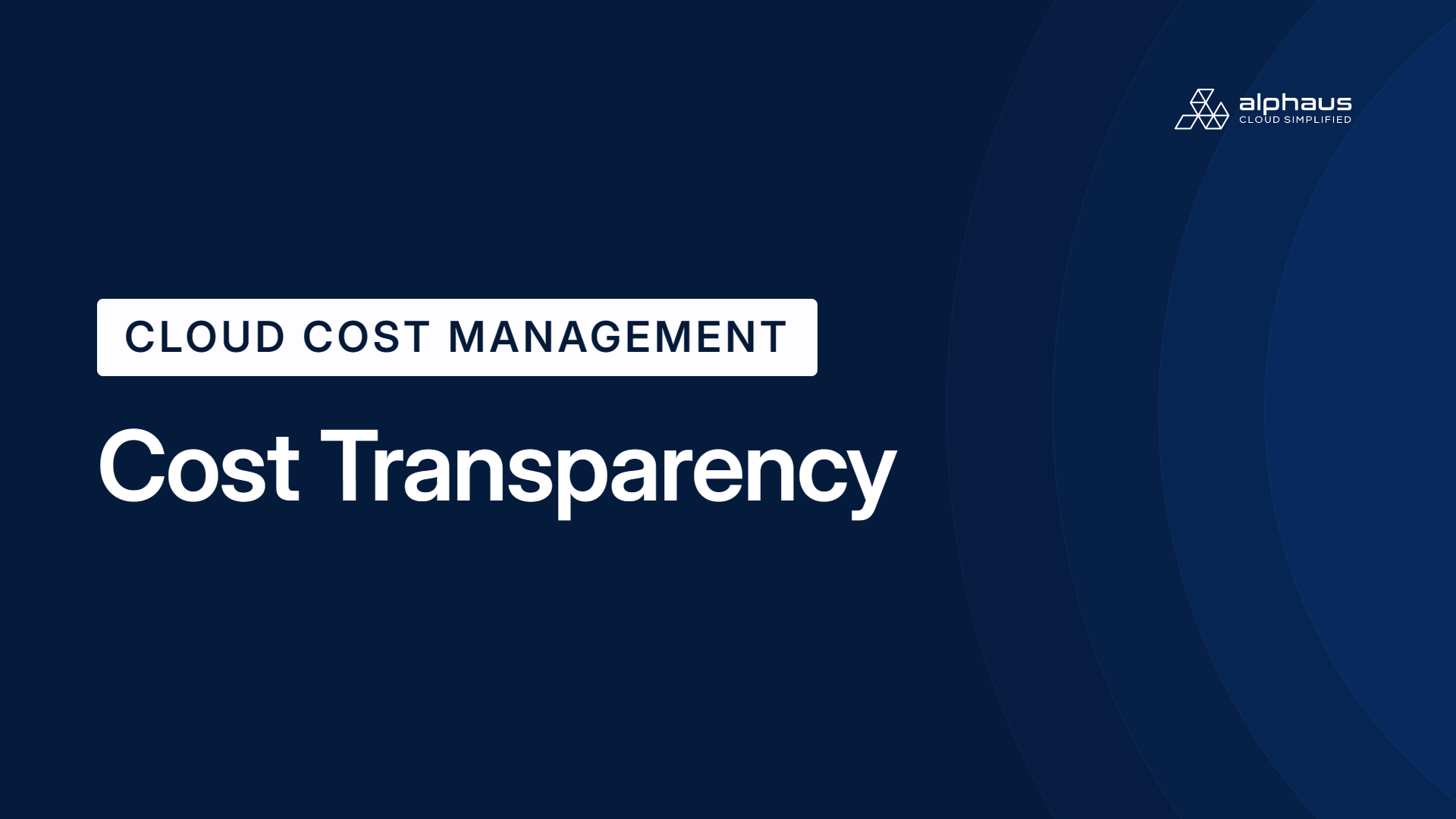 Cost Transparency