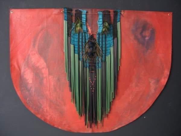 Patupaiarehe, Private collection, Harakeke pākinikini , Canvas ,acrylics 