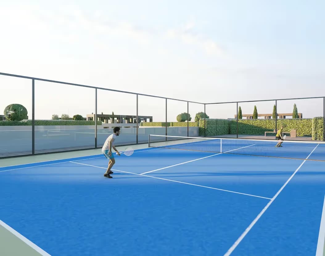 Rooftop Tennis Court
