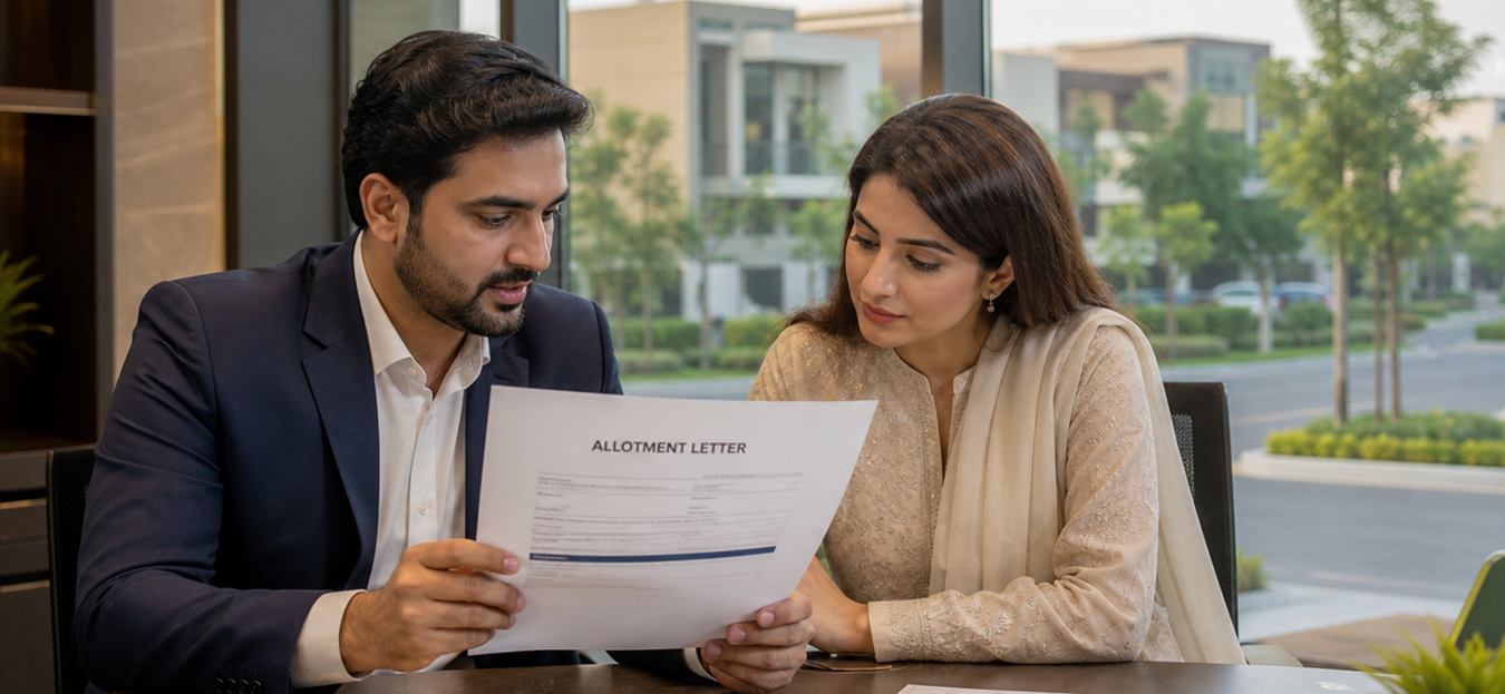 Allotment Letter for Property in Lake City