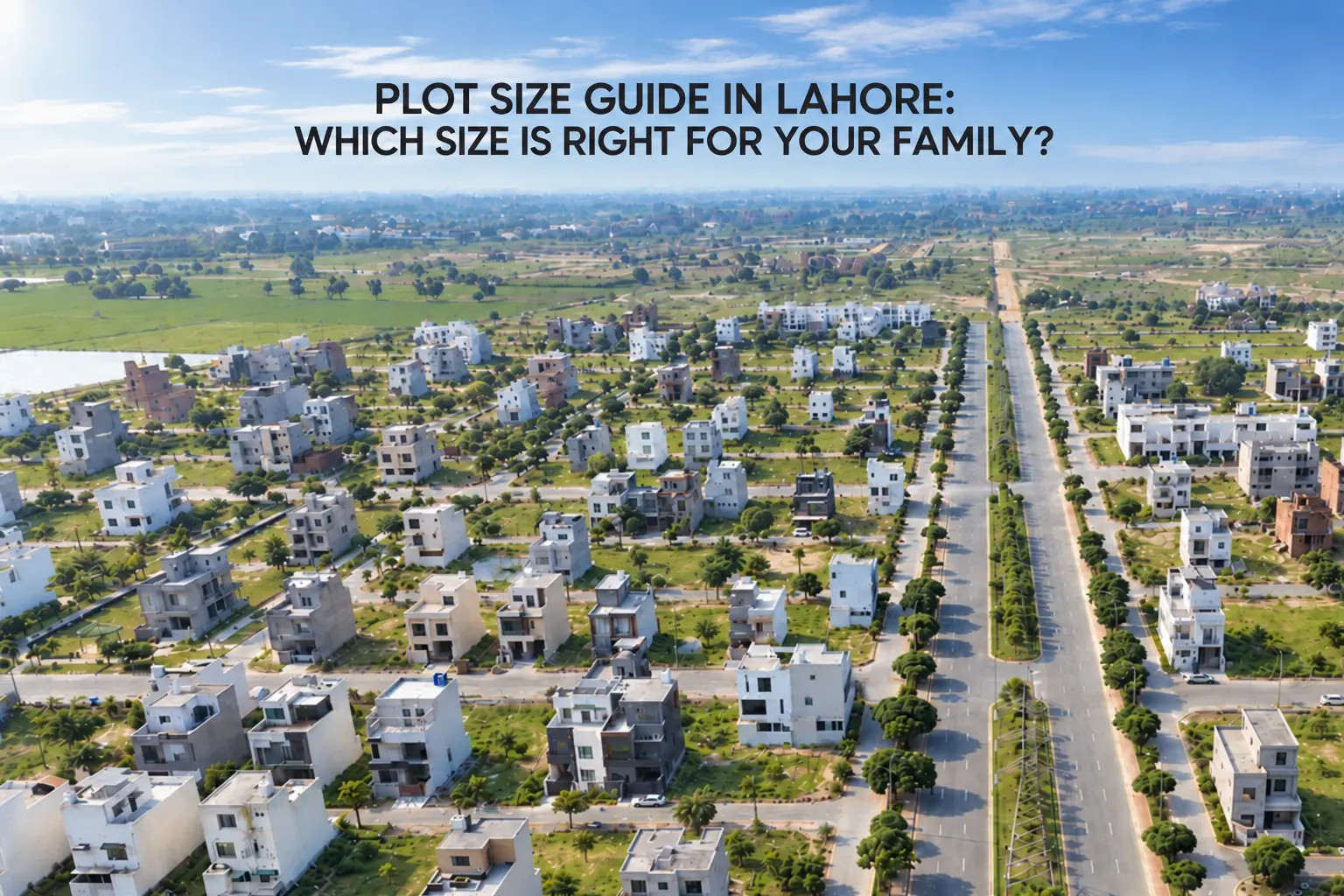 Plot Size Guide in Lahore