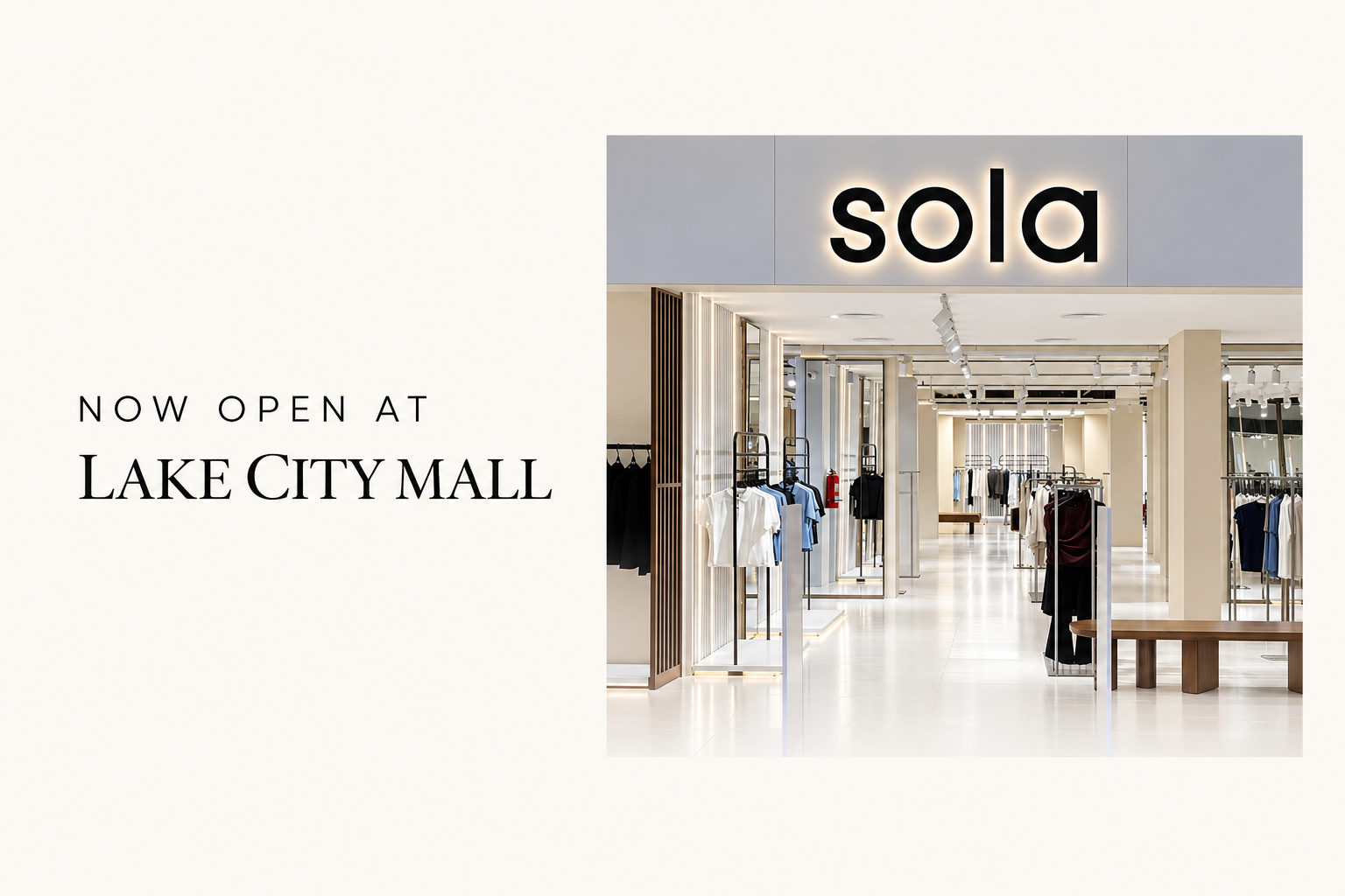 SOLA Is Now Open at Lake City Mall Lahore