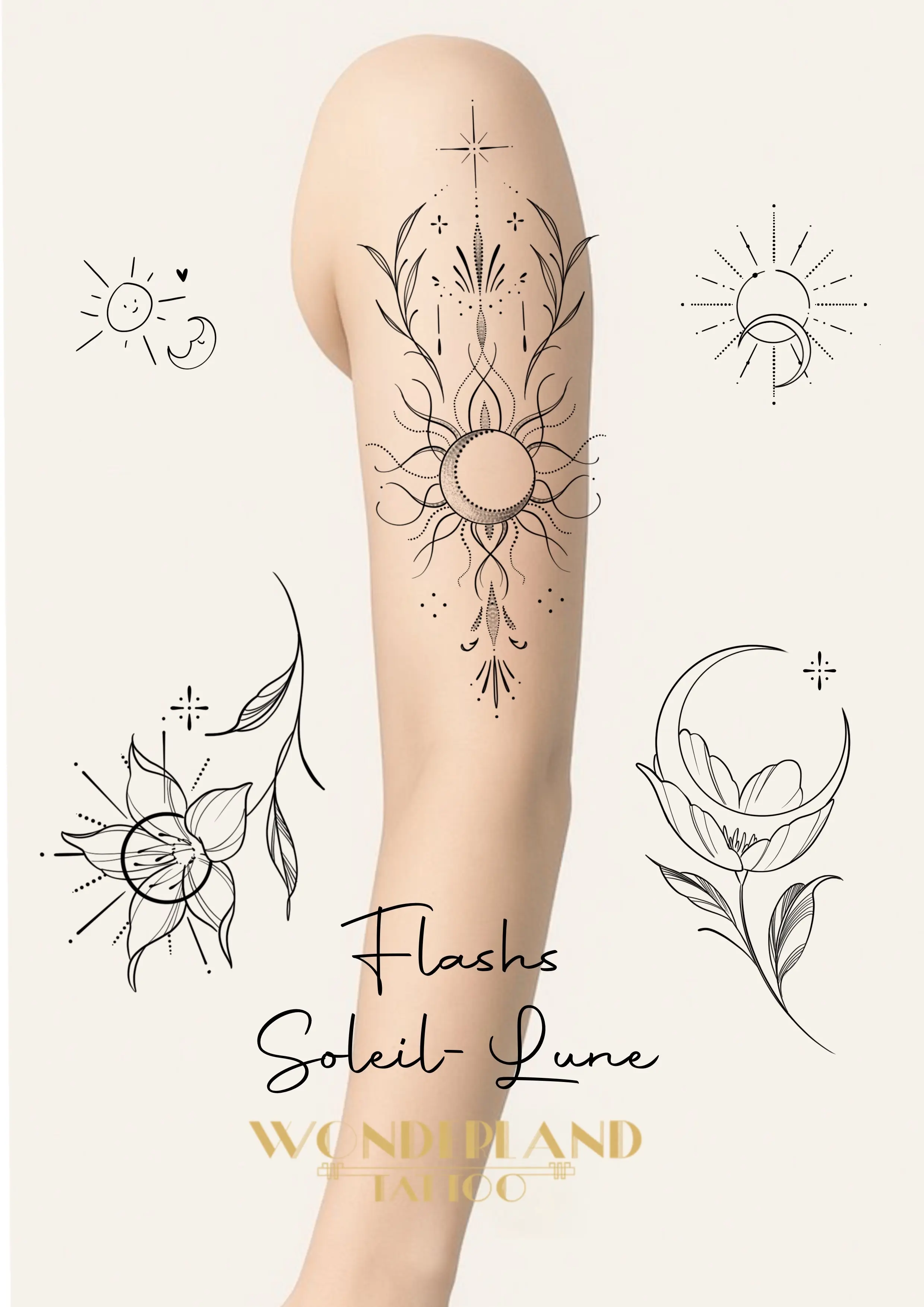 Flash soleil lune 