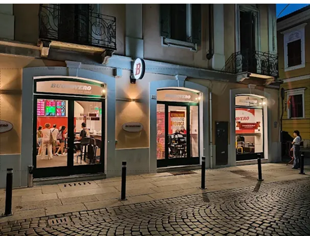 Il locale Buonovero di Alessandria in Via dei Guasco