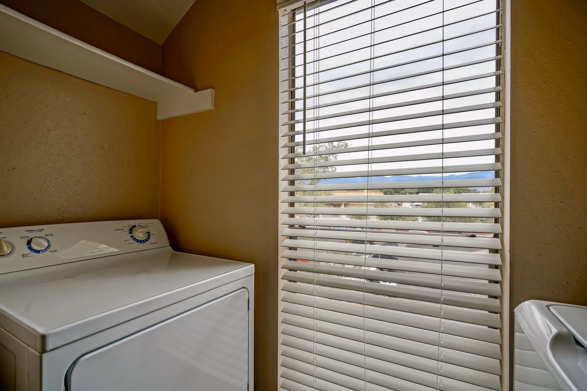 Washer and dryer area