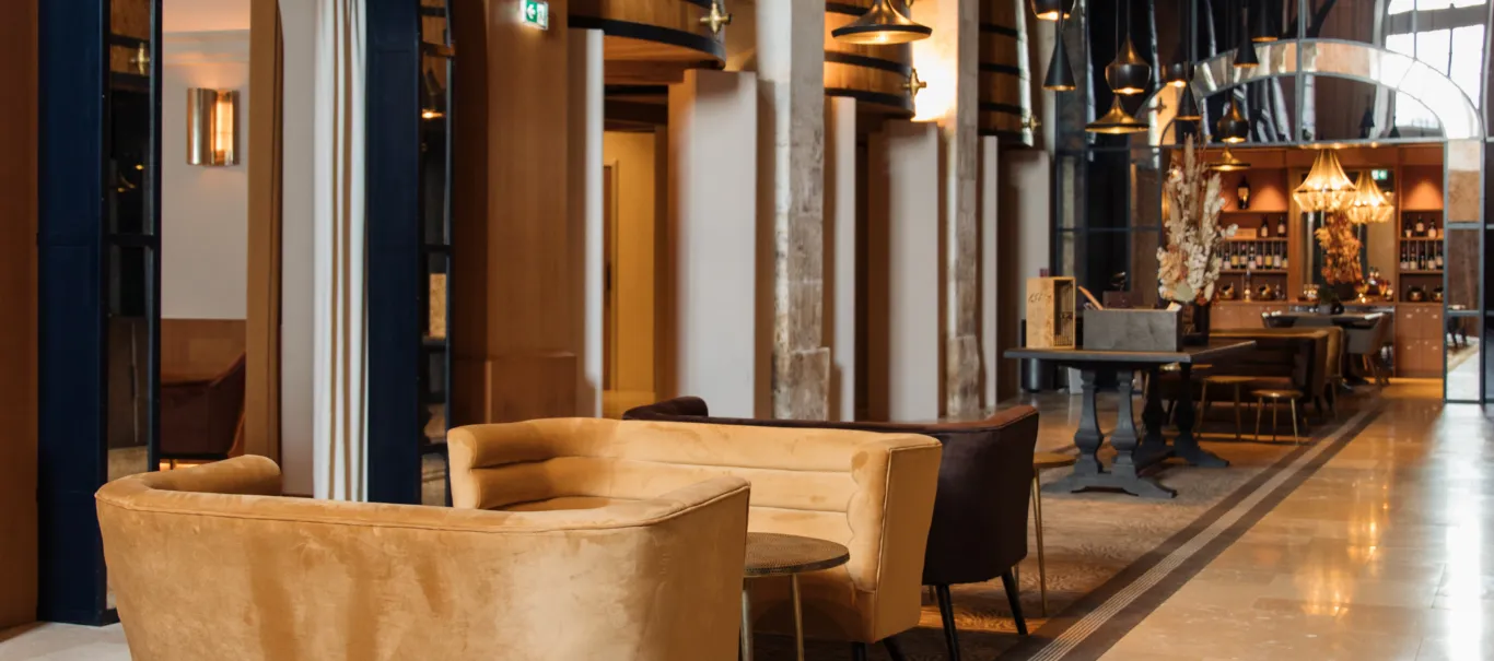 Espace lounge Hôtel Chais Monnet & Spa Cognac