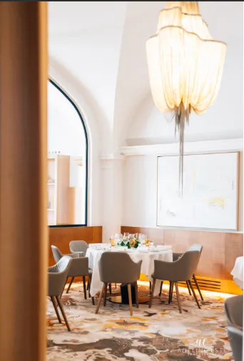 Assiette restaurant les foudres Hôtel Chais Monnet & Spa Cognac