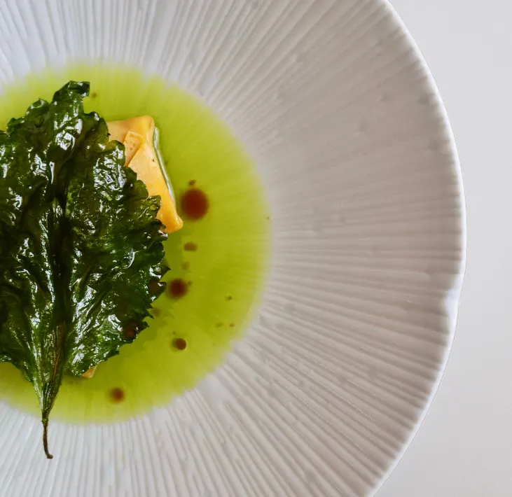 Assiettes restaurant les Foudres Hôtel Chais Monnet & Spa Cognac