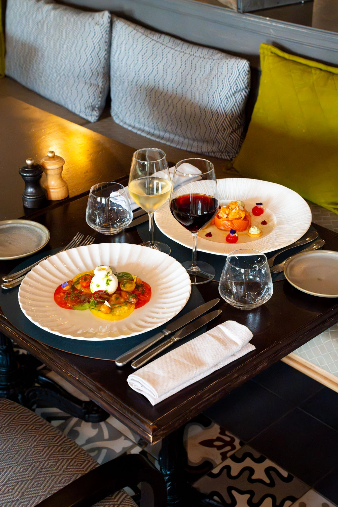 plât au restaurant la distillerie Hôtel Chais Monnet & Spa Cognac