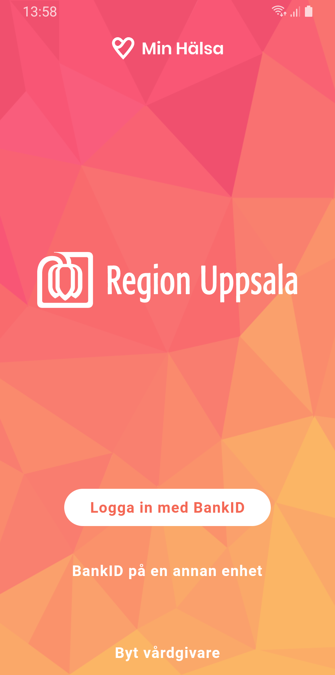 splash screen of my health app