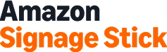 amazon signage stick logo