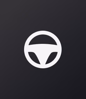 Car steering wheel icon