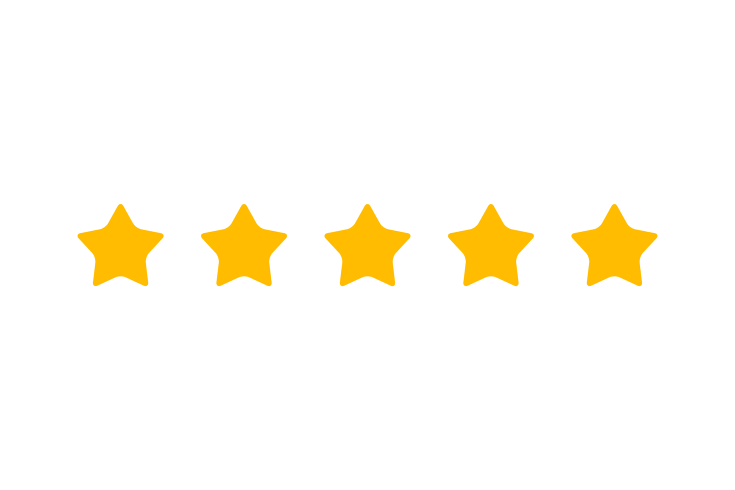 5-star review rating icon