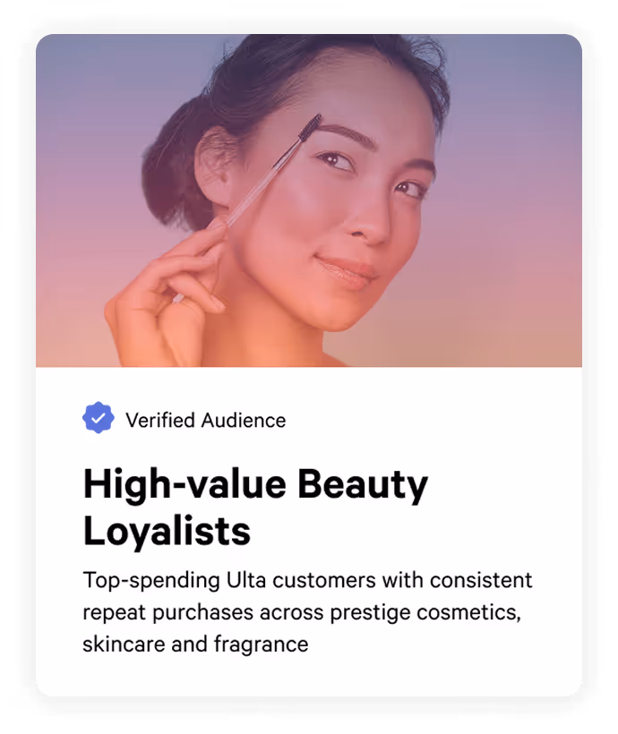 High-value Beauty Loyalists card