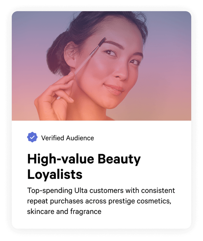 High-value Beauty Loyalists card