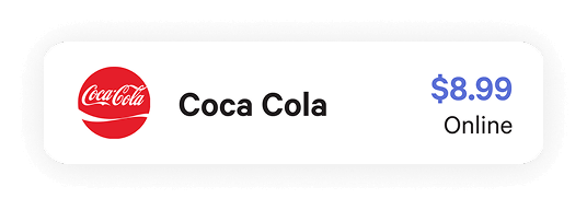 Coca Cola purchase