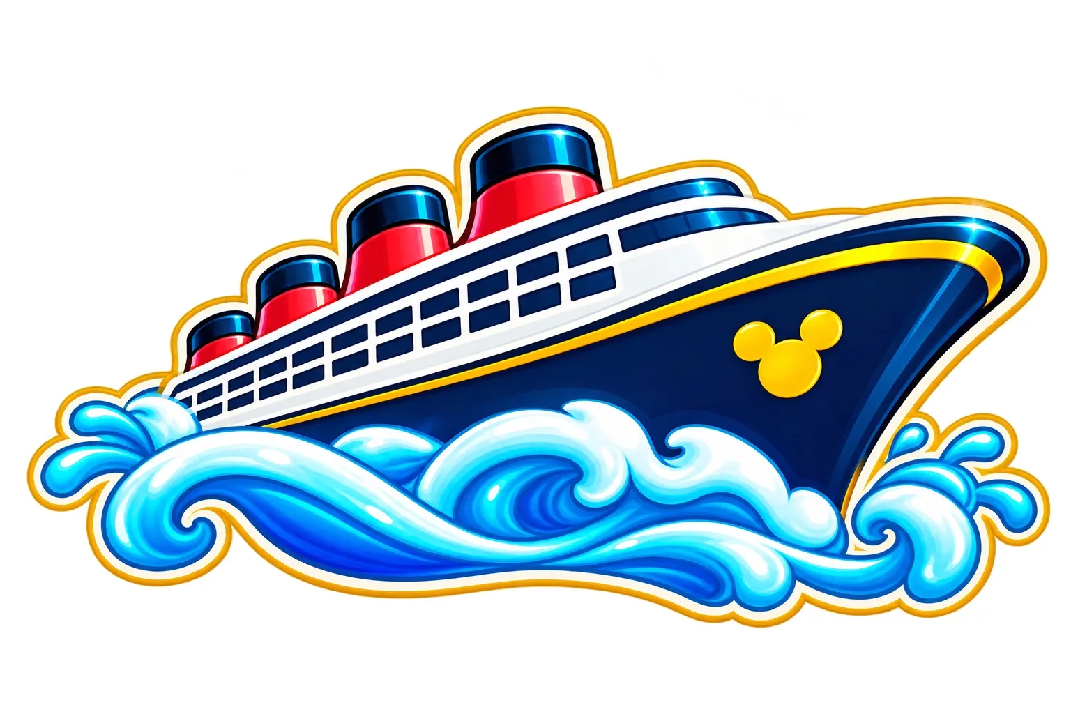 Disney Cruise Line illustration
